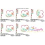 Mom Heart Applique Design Pattern-2