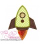 Rocket-1 Applique Design Pattern-3