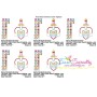 Mom Heart Sword Applique Design Pattern-2