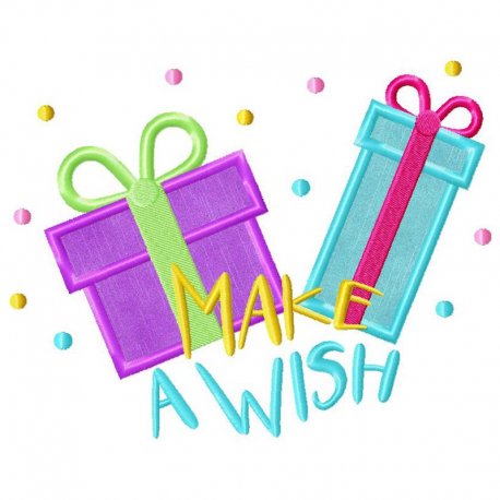 Make a Wish Applique Design Pattern-1