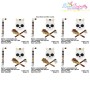 Caveman Character Skull Embroidery Design Pattern-2