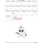 Knight Character Skull Applique Design Pattern-3