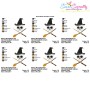 Wizard Character Skull Embroidery Design Pattern-2