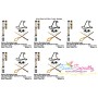 Wizard Character Skull Applique Design Pattern-2