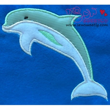 Dolphin Applique Design Pattern-1
