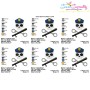 Cop Profession Skull Embroidery Design Pattern-2