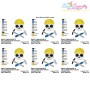 Engineer Profession Skull Embroidery Design Pattern-2