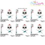Nurse Profession Skull Embroidery Design Pattern-2