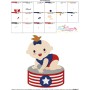 Patriotic Baby-2 Embroidery Design Pattern-3