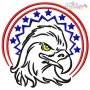 Patriotic Bald Eagles Embroidery Design Bundle-10