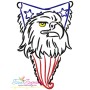 Patriotic Bald Eagles Embroidery Design Bundle-11
