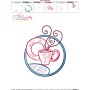 Color Satin Stitches Tea Time-10 Embroidery Design Pattern-3