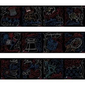 4th of July Patriotic Redwork Blocks Embroidery Design Bundle-1
