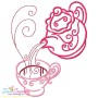 Color Satin Stitches Tea Time Embroidery Design Bundle-4