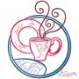 Color Satin Stitches Tea Time Embroidery Design Bundle-11