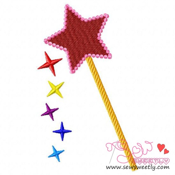 Magic Wand Embroidery Design Pattern-1