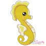 Baby Seahorse-2 Embroidery Design Pattern-1