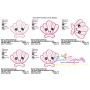 Baby Seashell Applique Design Pattern-2