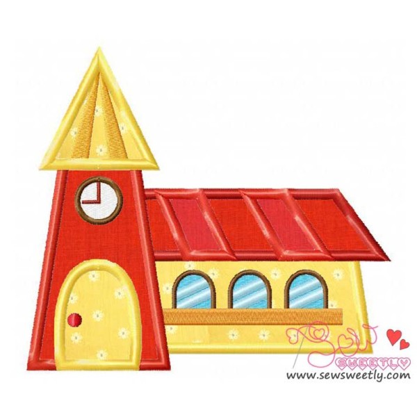 Back To School-1 Applique Design Pattern-1