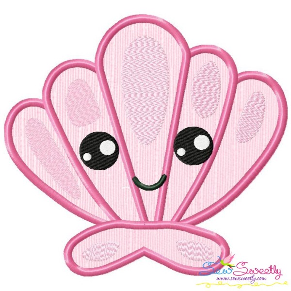 Baby Seashell Applique Design Pattern-1