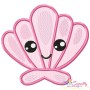 Baby Seashell Applique Design Pattern-1