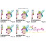 Baby Mermaid-2 Embroidery Design Pattern-2