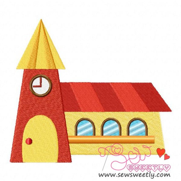 Back To School-1 Embroidery Design Pattern-1