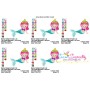 Baby Mermaid-1 Embroidery Design Pattern-2