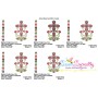 Floral Cross-1 Machine Embroidery Design Pattern-2