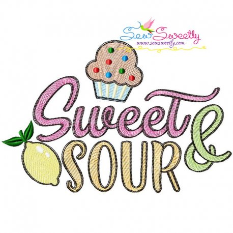 Sweet and Sour Sketch Machine Embroidery Design Pattern-1