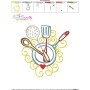 Swirly Kitchen-4 Machine Embroidery Design Pattern-3