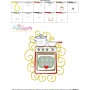 Swirly Kitchen-2 Machine Embroidery Design Pattern-3