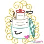 Swirly Kitchen Machine Embroidery Design Bundle-9
