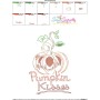 Pumpkin Kisses Bean/Vintage Stitch Machine Embroidery Design Pattern-3