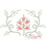 Fall/Autumn Bean/Vintage Stitch Embroidery Design Bundle-10