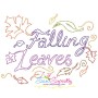 Fall/Autumn Bean/Vintage Stitch Embroidery Design Bundle-4