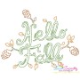 Fall/Autumn Bean/Vintage Stitch Embroidery Design Bundle-7