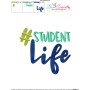 Student Life Machine Embroidery Design Pattern-3