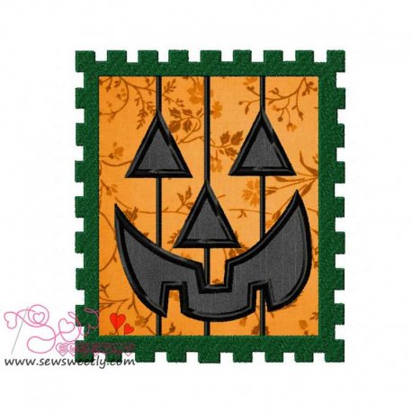 Halloween Stamp Applique Design Pattern-1