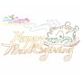 Color Work Thanksgiving Bean/Vintage Stitch Machine Embroidery Design Bundle-4