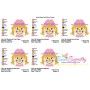 Girl Scarecrow Machine Embroidery Design Pattern-2
