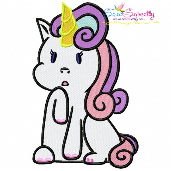 Baby Unicorn-6 Machine Embroidery Design Pattern-1