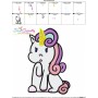 Baby Unicorn-6 Machine Embroidery Design Pattern-3