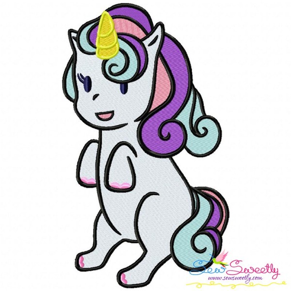 Baby Unicorn-4 Machine Embroidery Design Pattern-1