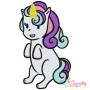 Baby Unicorns Machine Embroidery Design Bundle-7