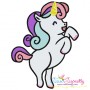 Baby Unicorns Machine Embroidery Design Bundle-5