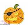 Pirate Pumpkin Applique Design Pattern-1