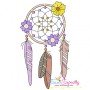 Floral Dream Catcher-4 Machine Embroidery Design Pattern-1