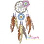 Floral Dream Catchers Machine Embroidery Design Bundle-7