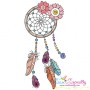 Floral Dream Catchers Machine Embroidery Design Bundle-9